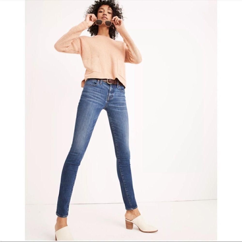 Madewell 8” skinny jeans 